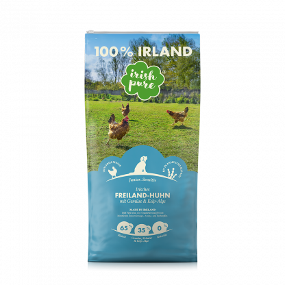 Hundetrockenfutter Irisches Freilandhuhn mit Gemüse und Kelp-Alge
